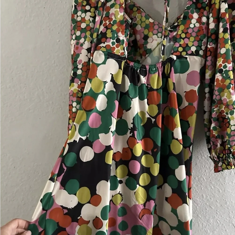 Colorful Polka Dot Women's Dress